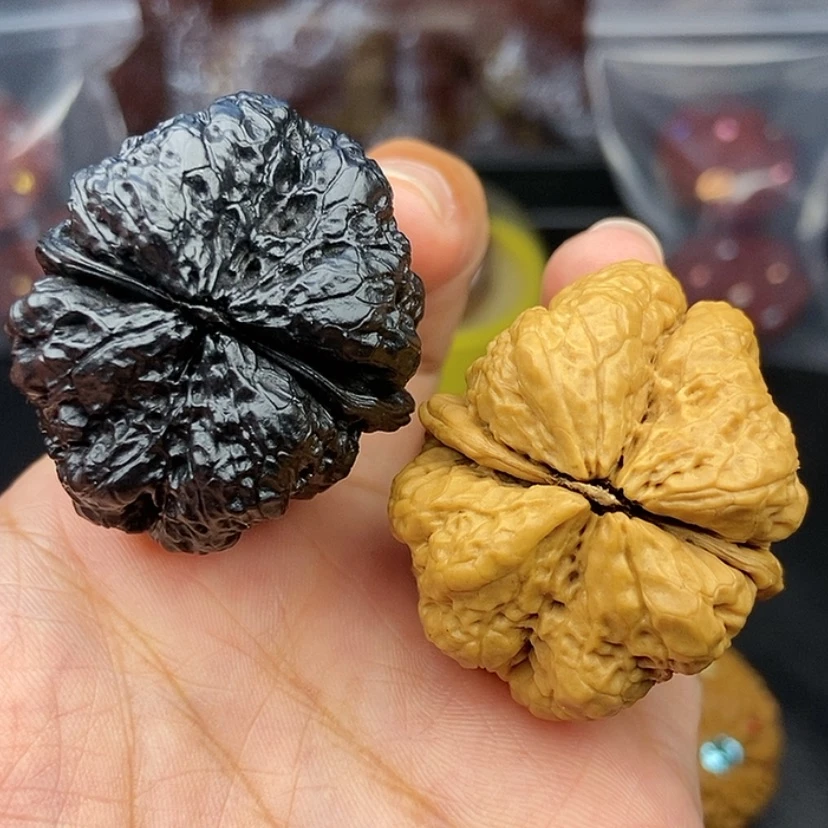 【闪购商品】把件文玩核桃39尺蝴蝶蟾