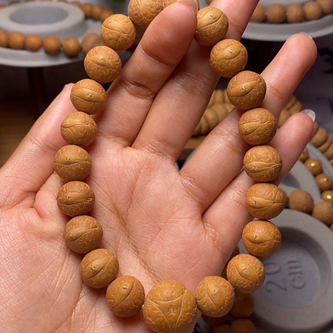 凤眼菩提吊坠手串