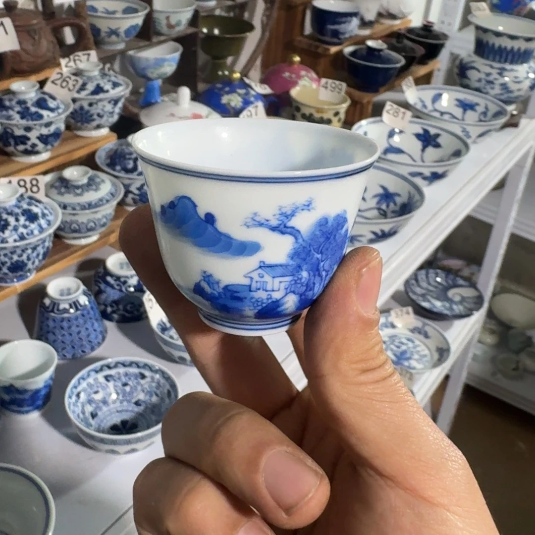 全手绘柴窑，顺丰当日发