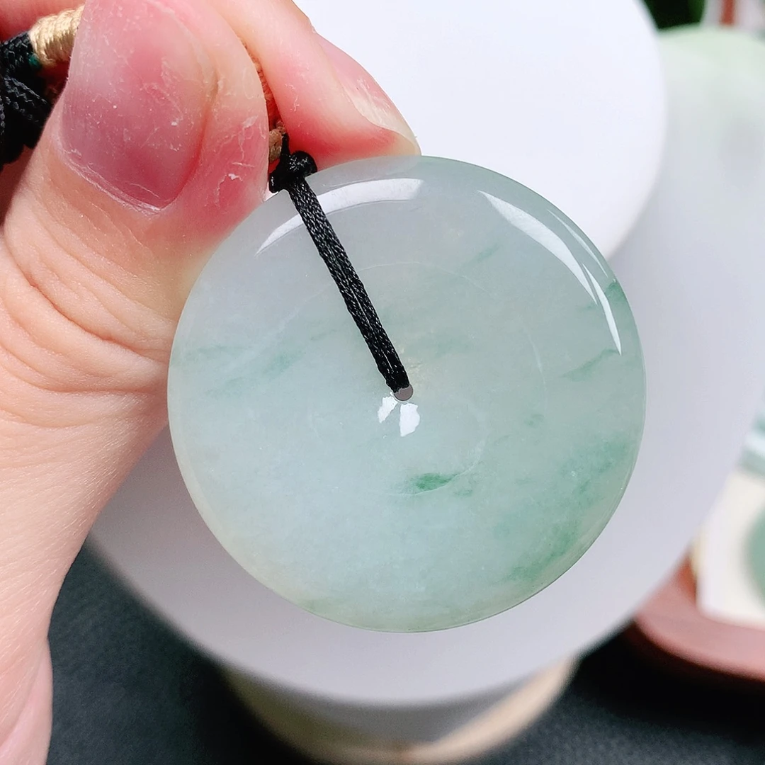 颈饰未镶嵌翡翠平安37-5.4