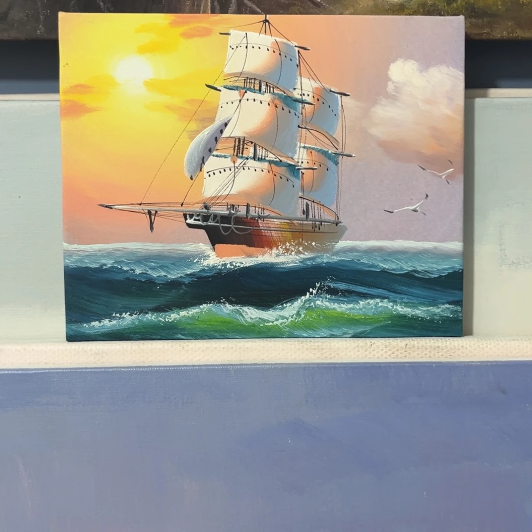 手工手绘精品油画内框28➕25尺寸