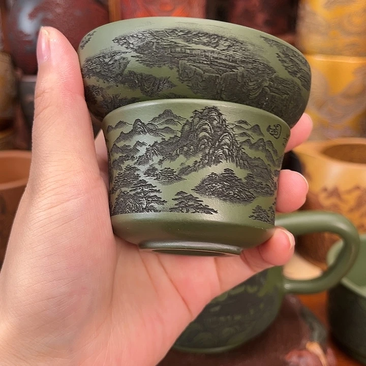 茶杯紫砂宜兴紫砂茶具正品