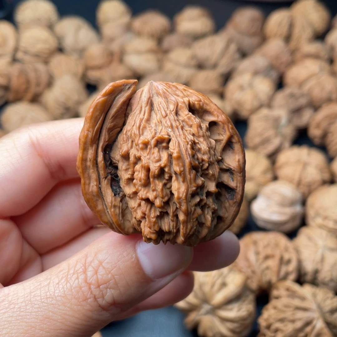 文玩核桃把件44南疆石角