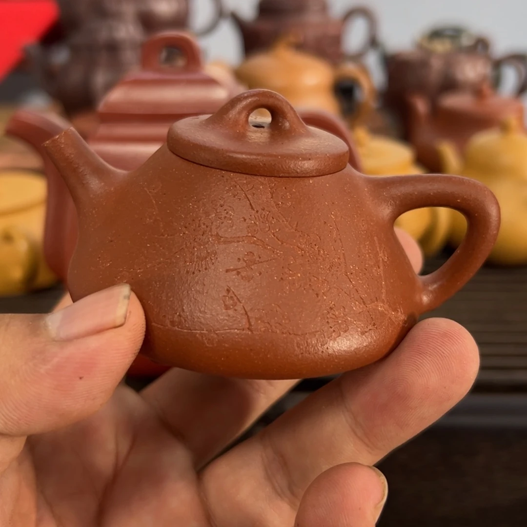 袅***茶壶紫砂手工制作