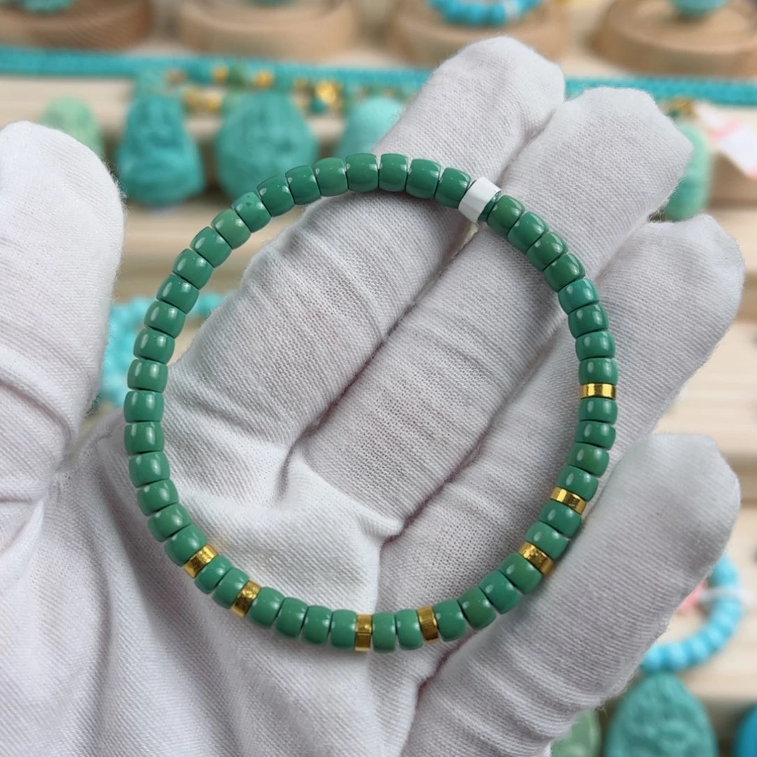 未镶嵌绿松石尺寸4.9mm