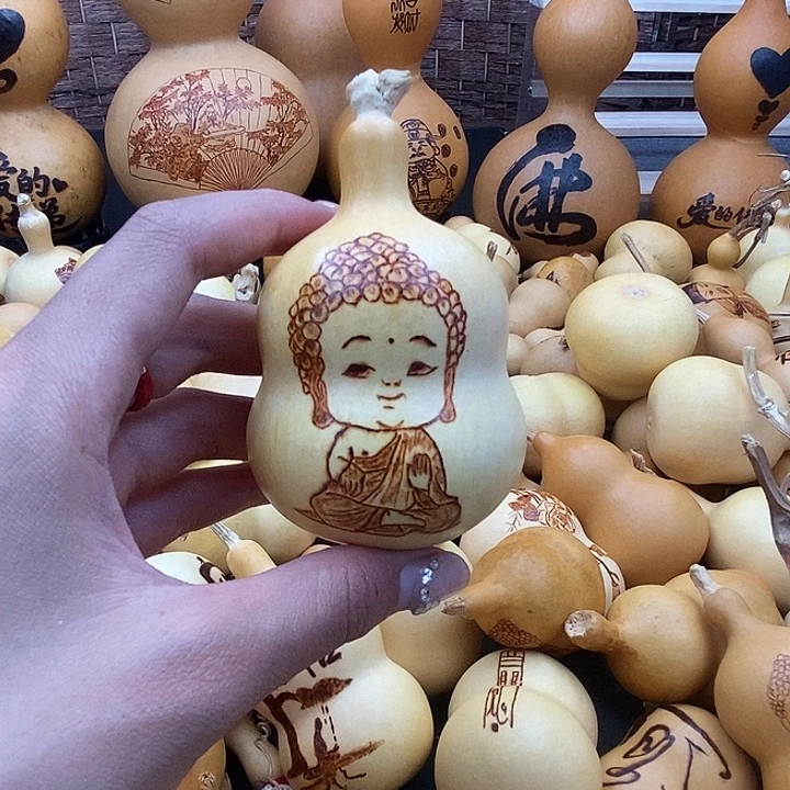 握***它香榧木葫芦工艺品