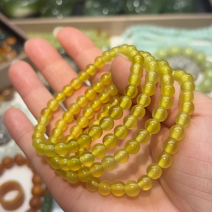 蛇纹石玉未镶嵌手串