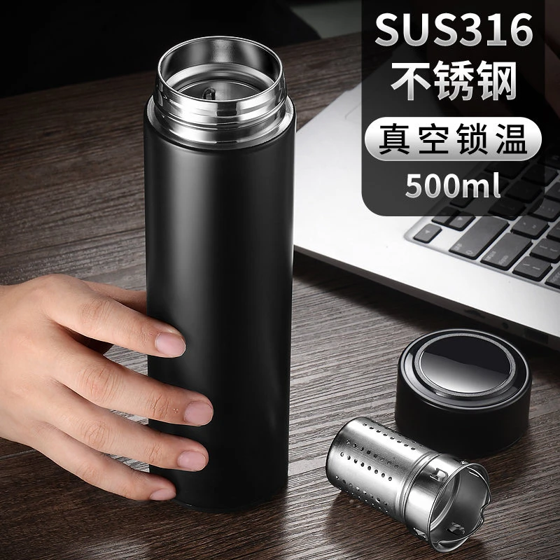 316不锈钢保温杯男女士水杯大容量茶杯车载定制水杯高端高档商务