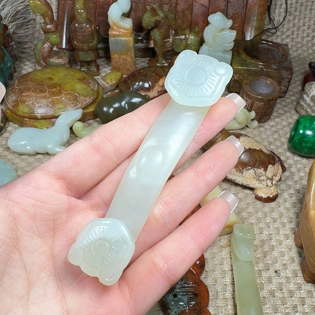 白玉菩提吊坠挂件