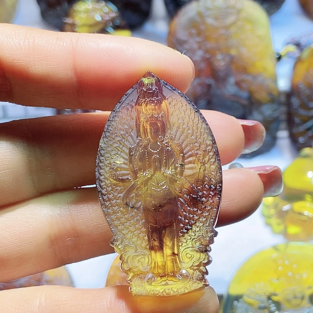 琥珀颈饰未镶嵌用****6千手观音