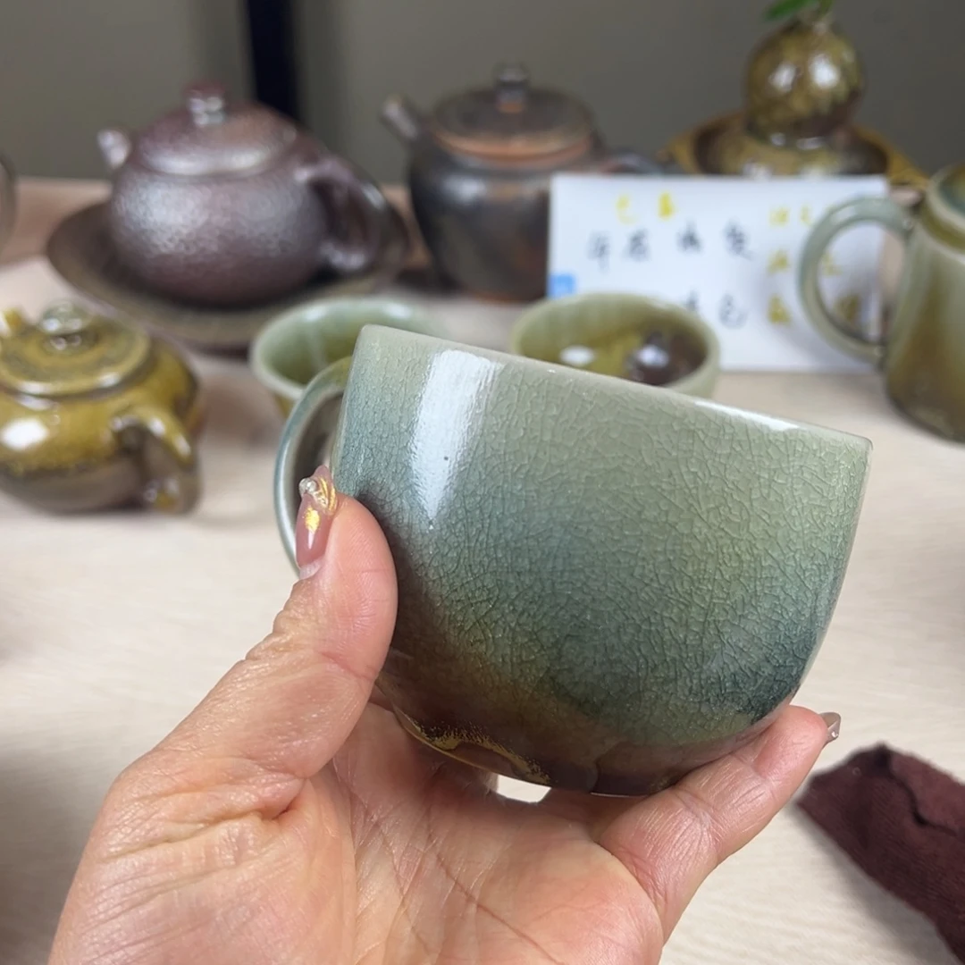 灵**漫建水紫陶 柴烧 纯手工 窑宝