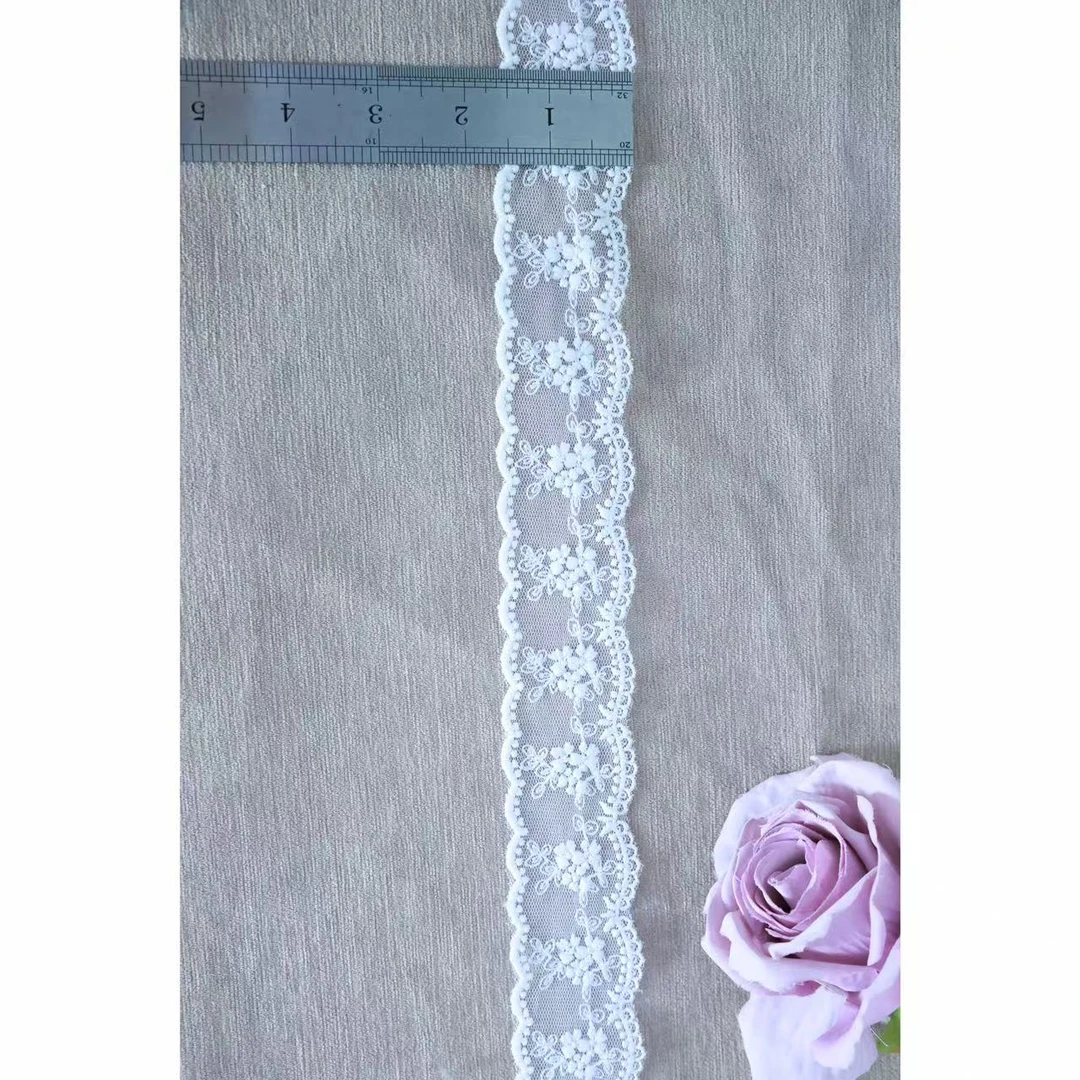 1.5CM棉线蕾丝丝带蝴蝶结材料适合diy