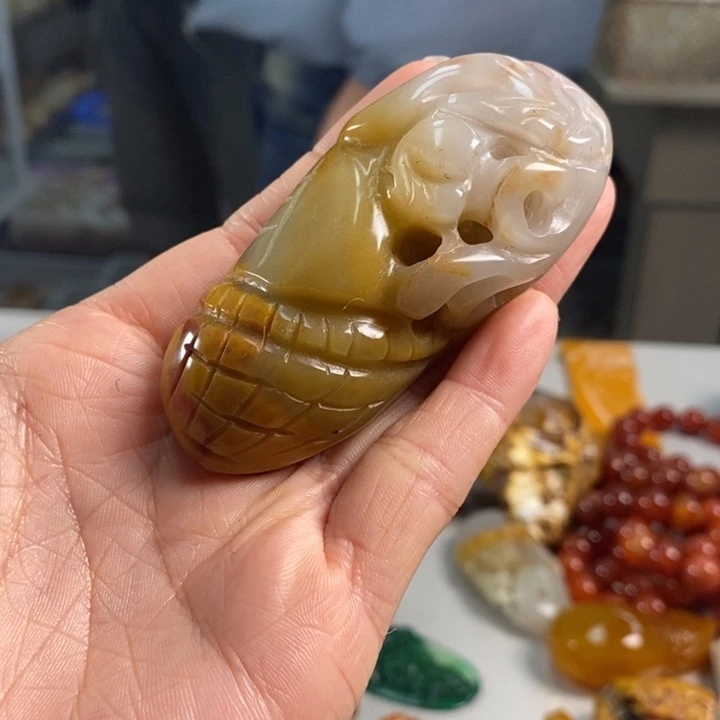 玛瑙/玉髓吊坠(不含链)未镶嵌