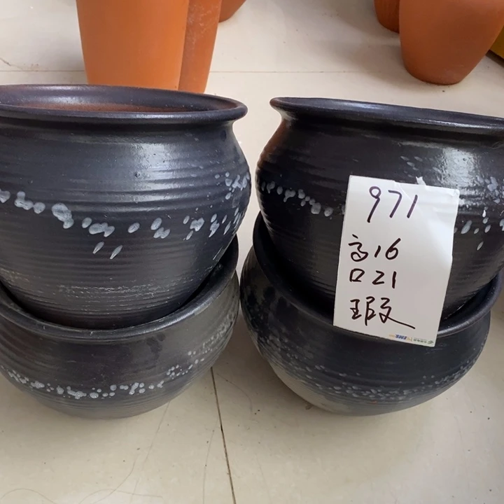 粗陶红陶绿植花盆971