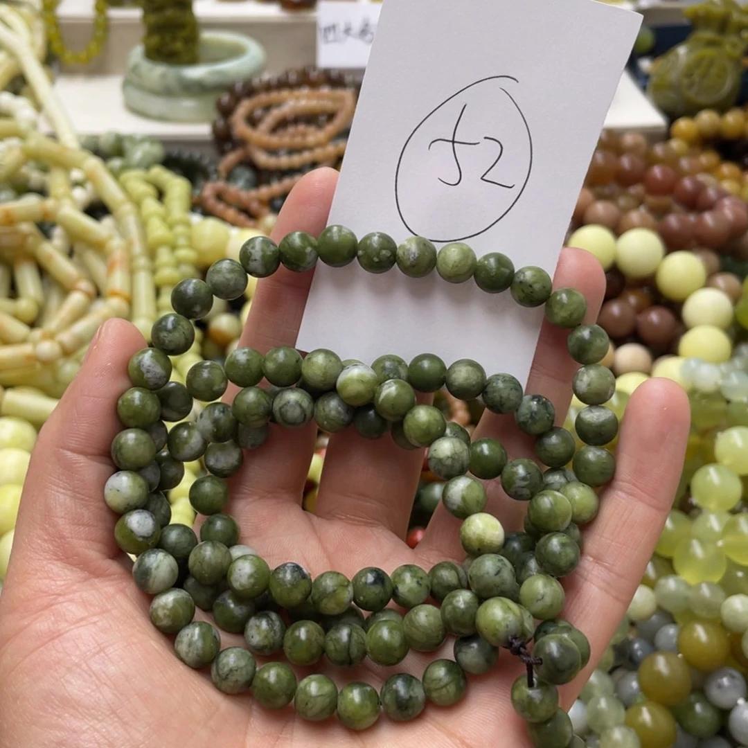 蛇纹石玉手链未镶嵌