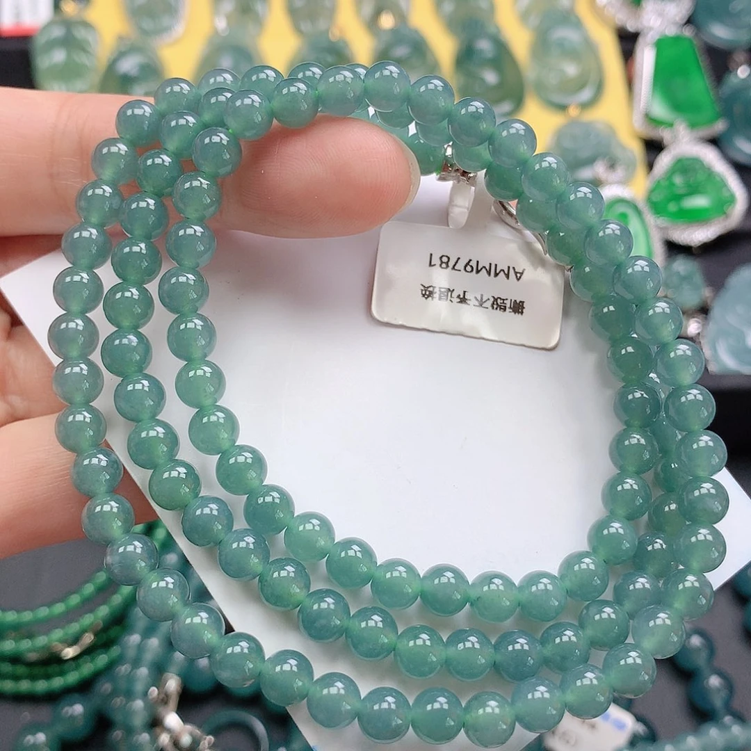 翡翠颈饰未镶嵌珠链卡6