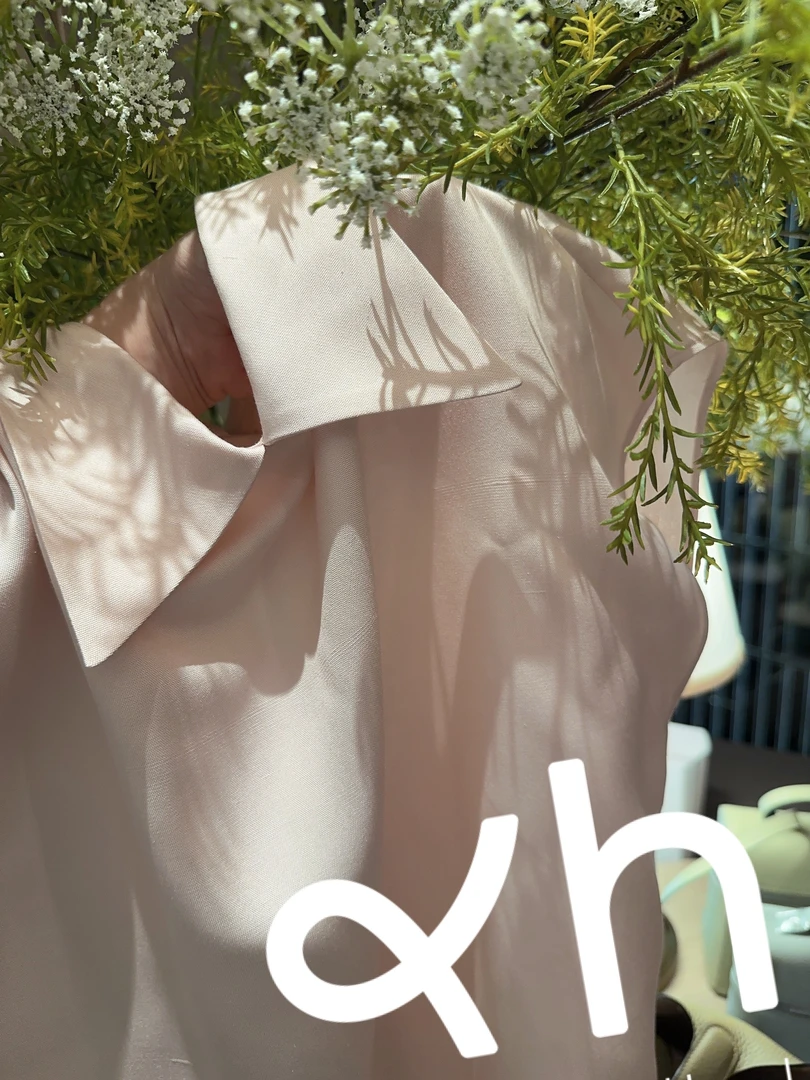 XUHUI-极简双宫丝丝翻领上衣564151