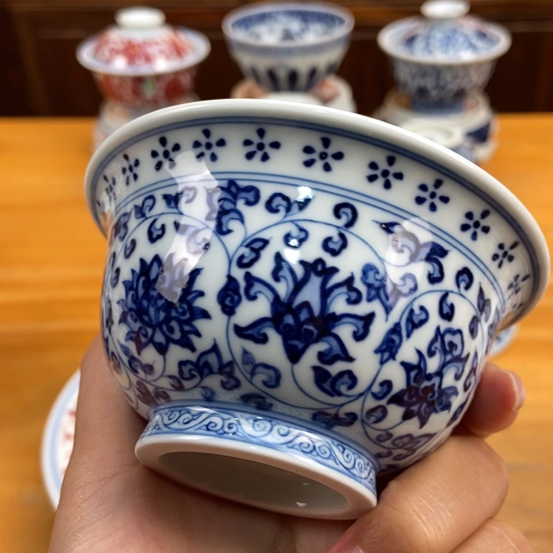 手绘现代茶具非古董