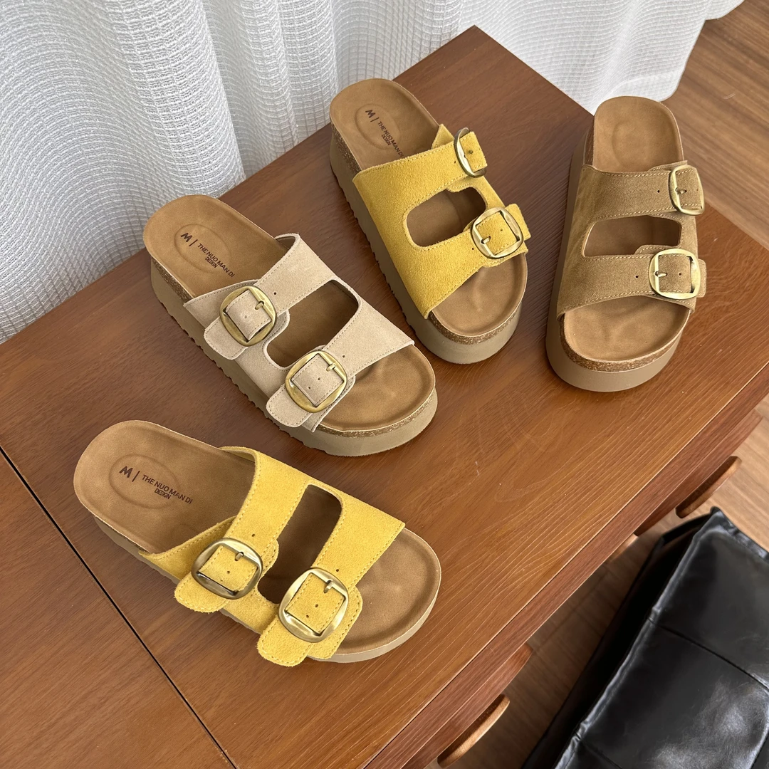 xk增高6CM小个子拖鞋女外穿2025夏季沙滩爆款休闲一字拖凉拖凉鞋