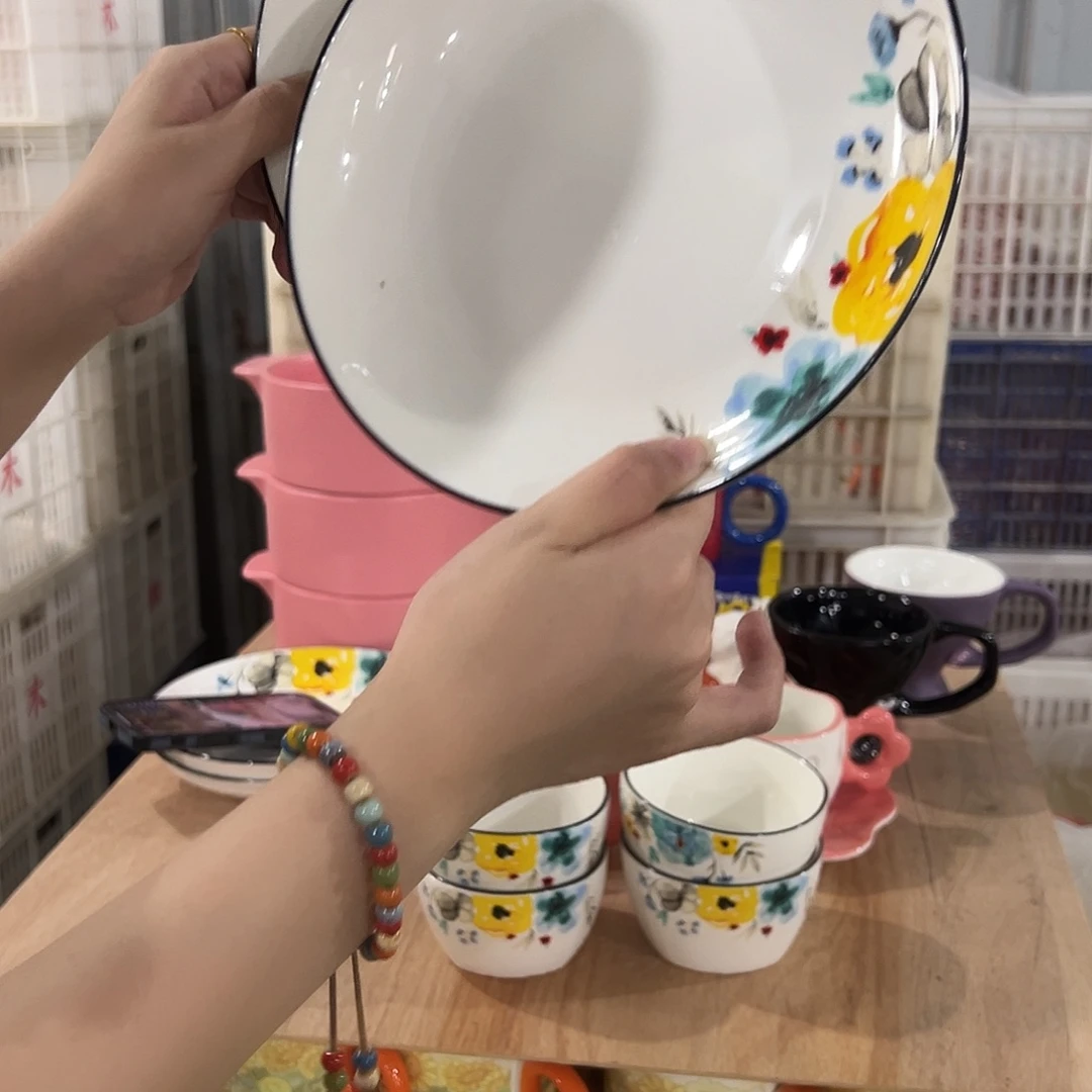 瓷直播间专属餐盘2个