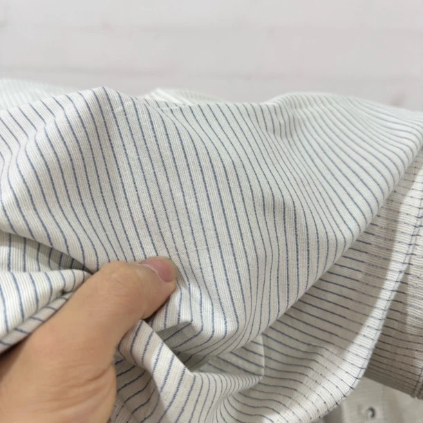 05 纯植物双层色织亚麻面料4米价 柔软透气不扎