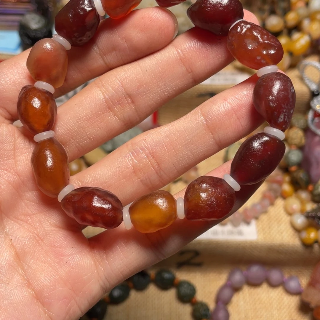 玛瑙/玉髓手链未镶嵌用***❤