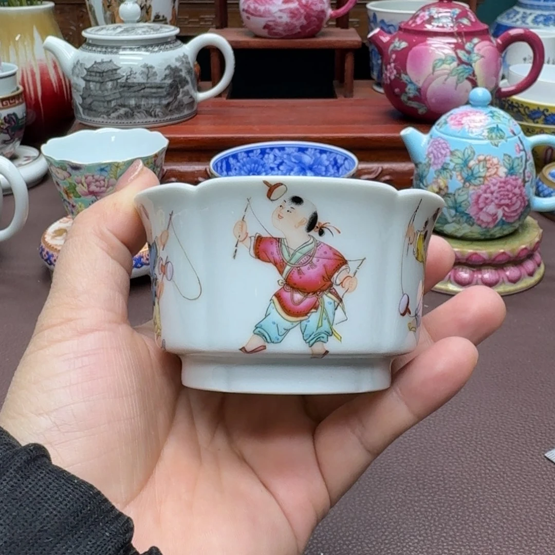 瓷片景德镇仿古手工制作精品展示