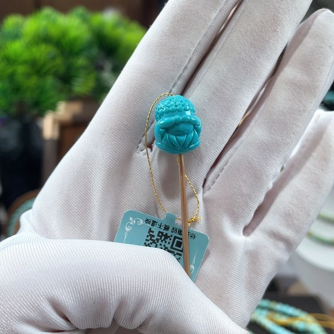 绿松石未镶嵌12➕玉化料宝宝佛