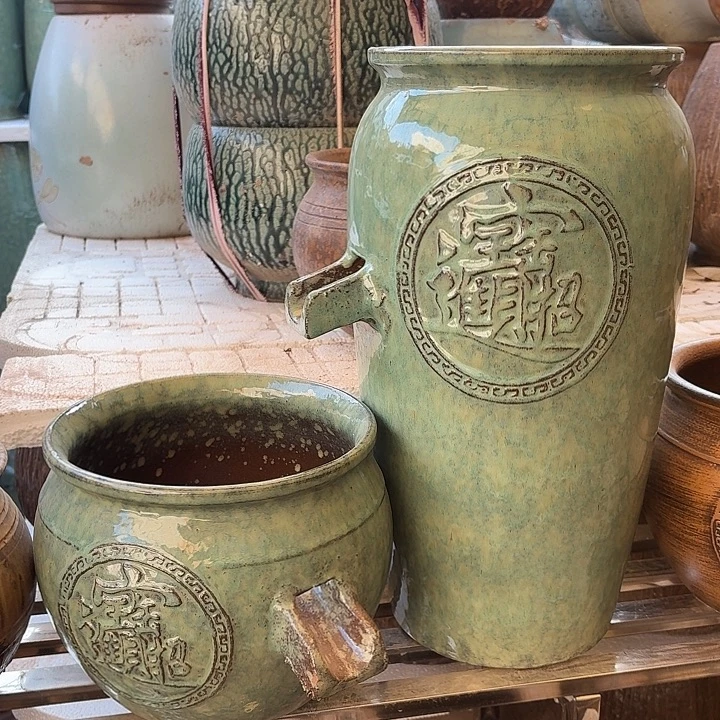 粗陶口径19/30，20/17进水口2.5厘米