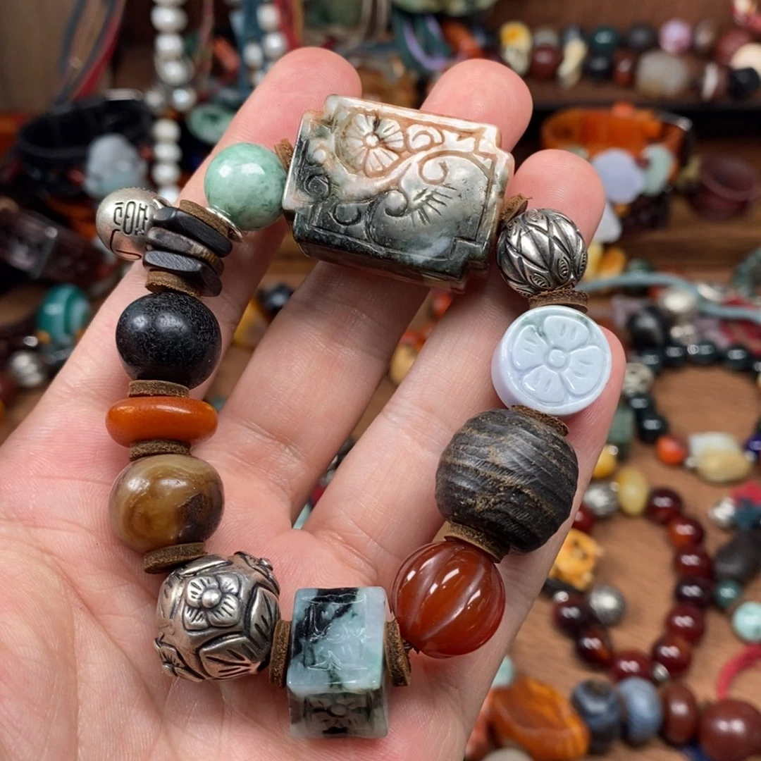 玛瑙/玉髓手链未镶嵌@**孙