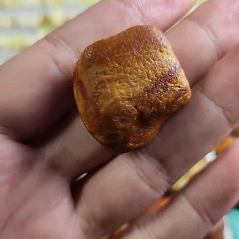 蜜蜡未镶嵌裸石全皮花蜡7.2g