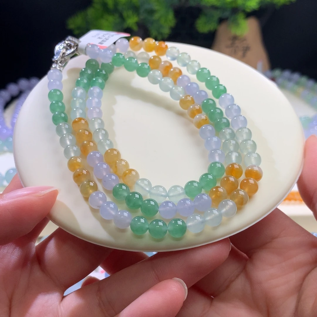 未镶嵌手串翡翠卡6