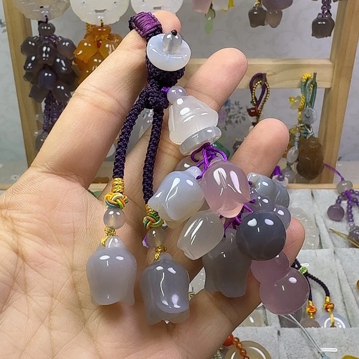 钥匙挂件福利款，紫色小多宝