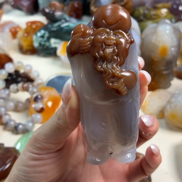 玛瑙/玉髓未镶嵌吊坠(不含链)