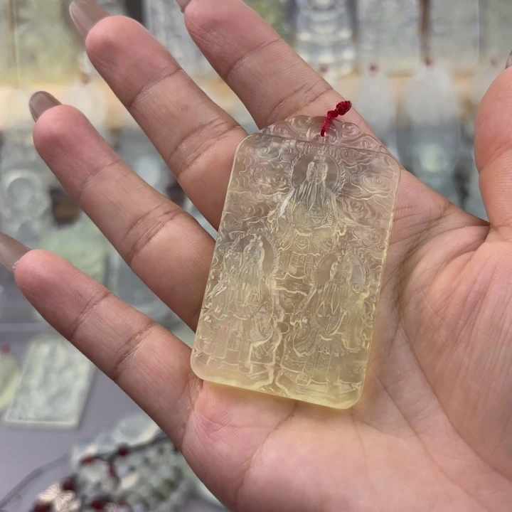 凪***未镶嵌蛇纹石玉颈饰三清