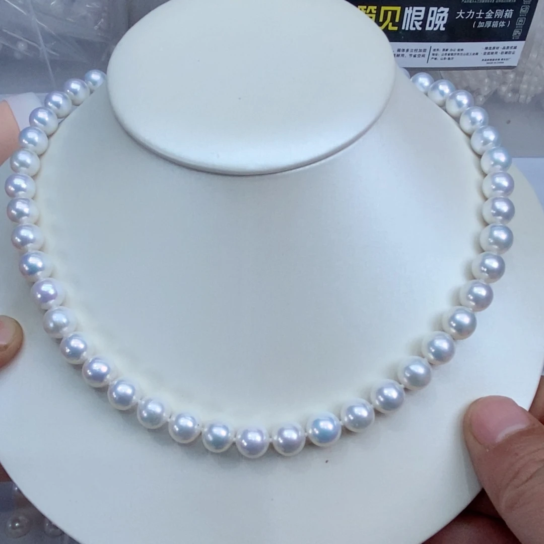 淡水珍珠颈饰银S925镶嵌