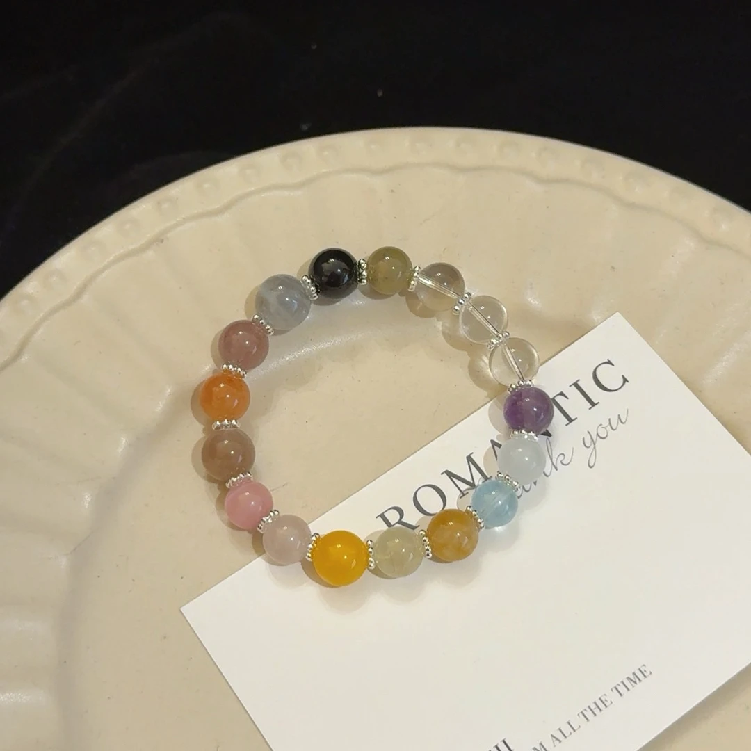 【多宝】小众水晶手串 颜色微差多样性发一