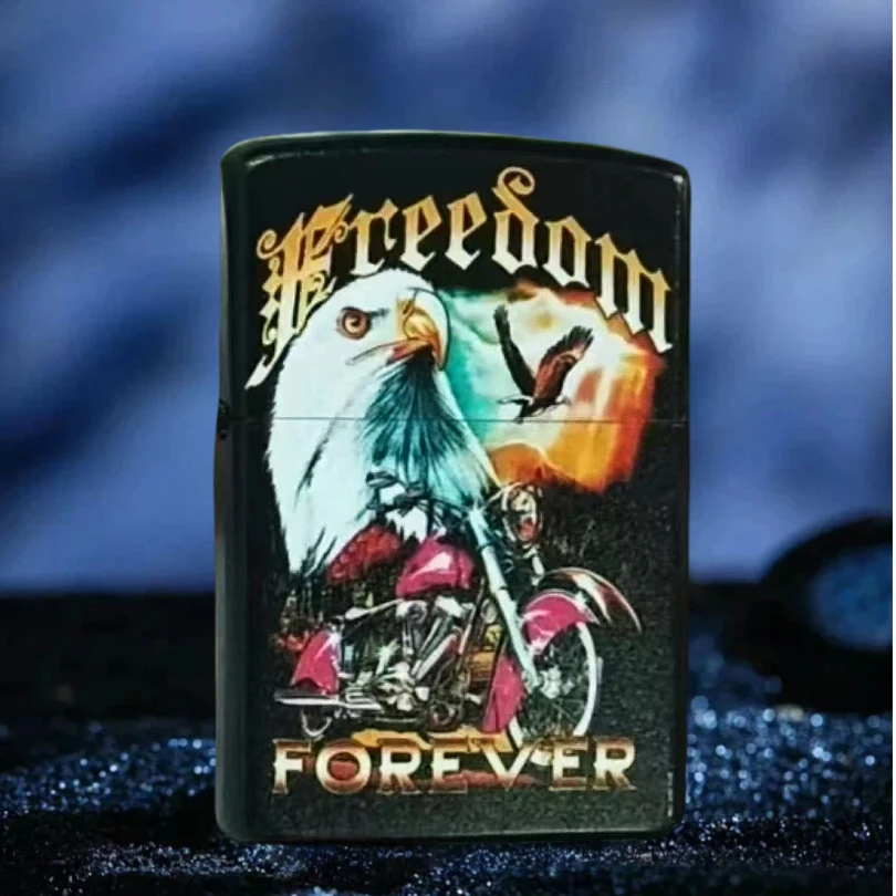 白头鹰煤油防风打火机男士送男友达人2无油