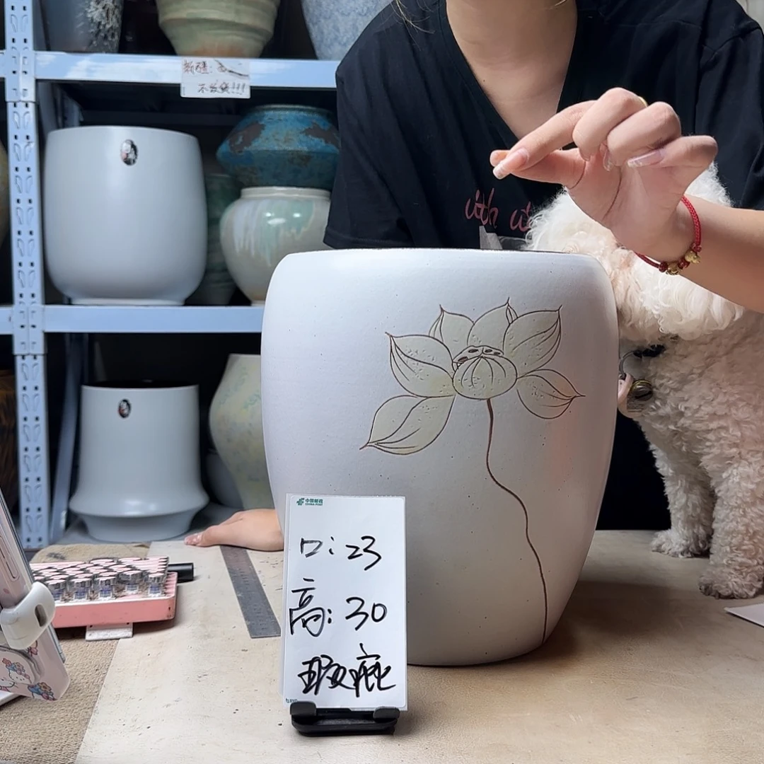 23@30 紫砂花盆尺寸