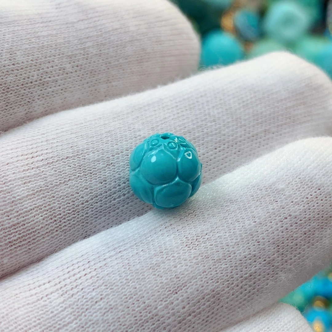 未镶嵌绿松石珠宝半成品