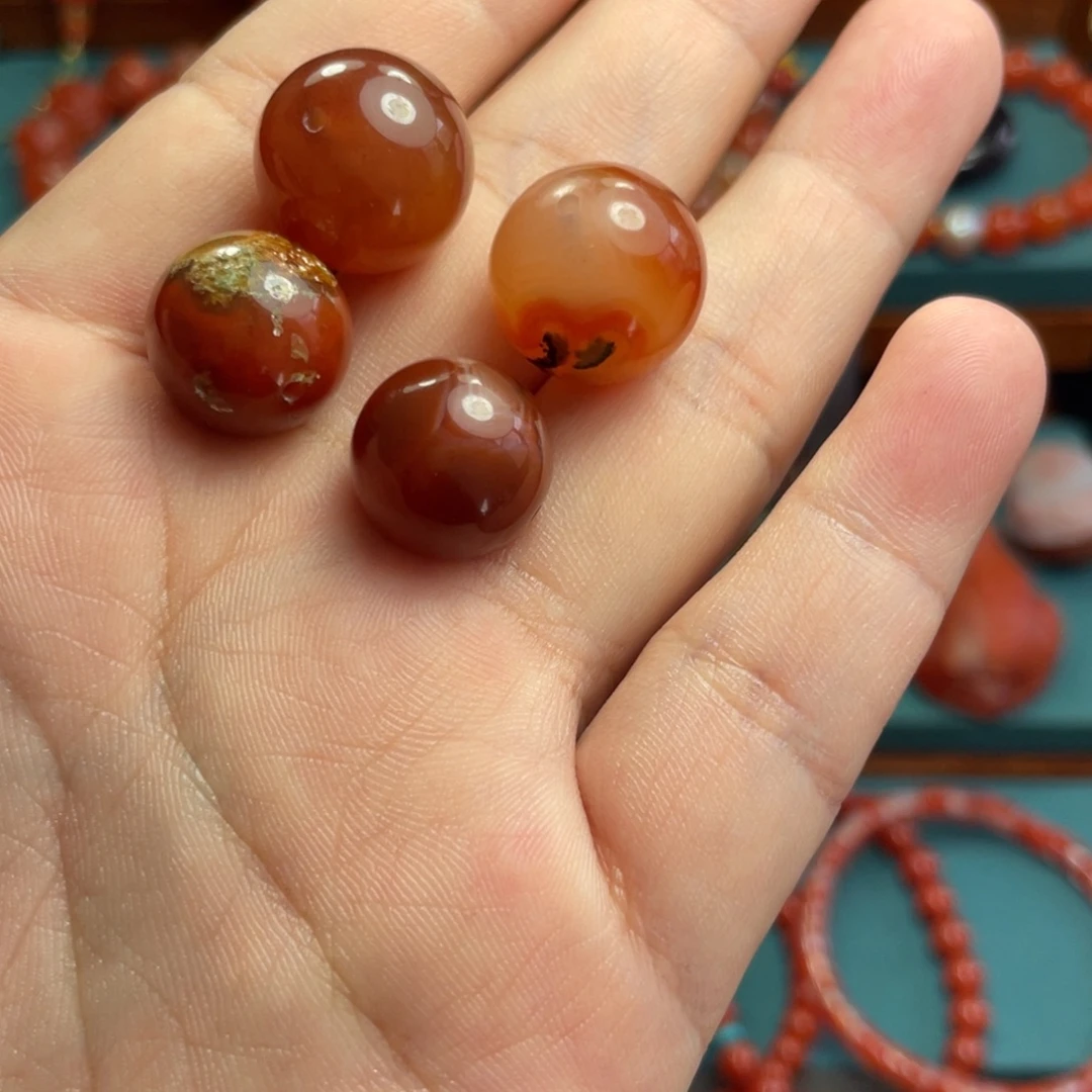 未镶嵌珠子南红玛瑙14mm