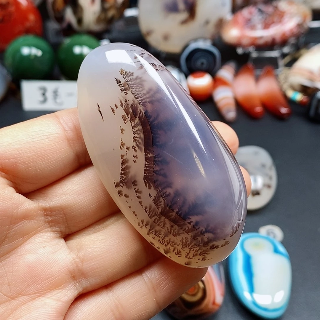 玛瑙/玉髓三毛未镶嵌小*宝