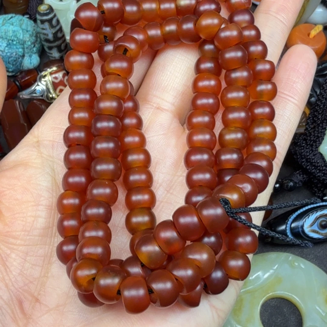 ＿***年玛瑙/玉髓未镶嵌颈饰