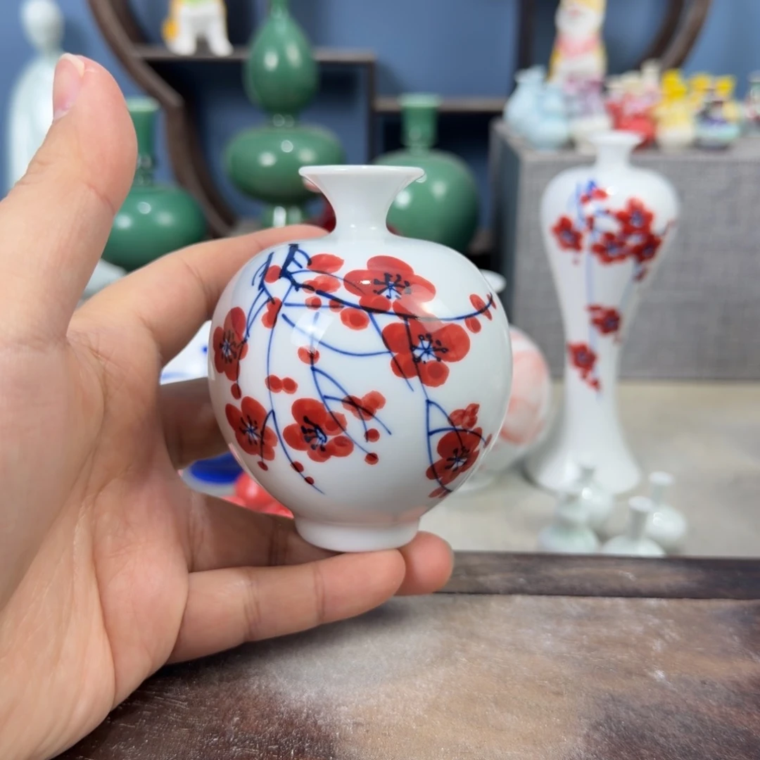 陶瓷手工小花器摆件