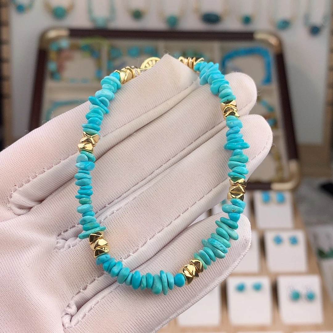 绿松石未镶嵌手链