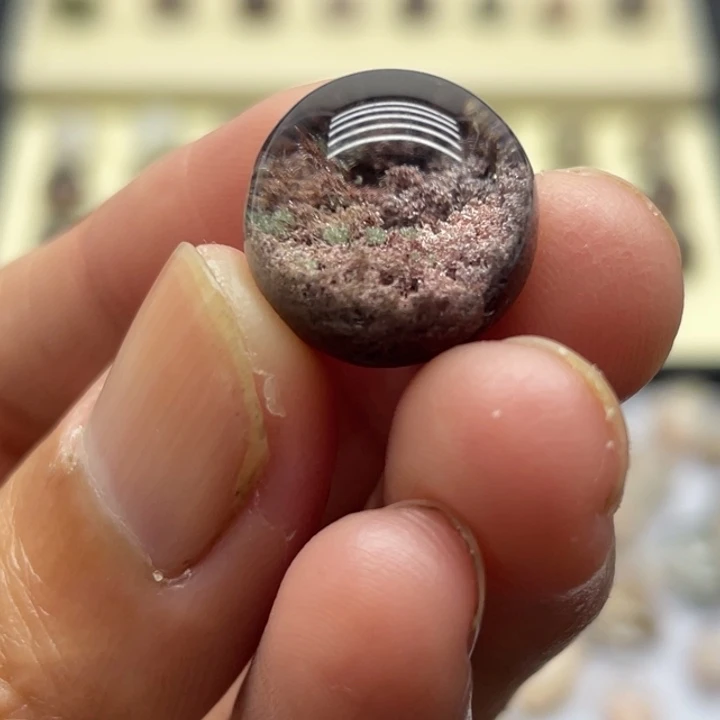 纯天然粉色幽灵碧玺（处理）
