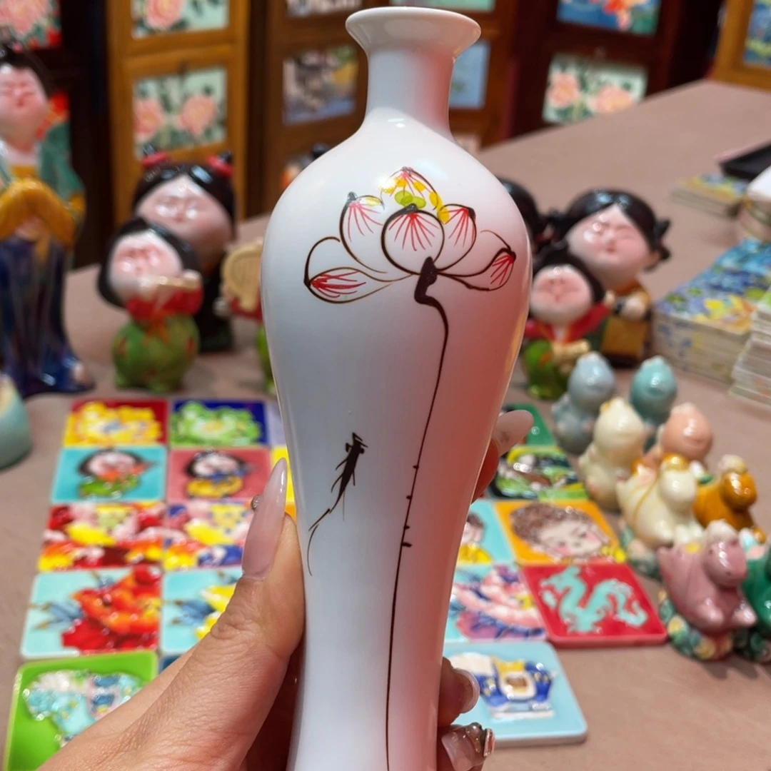 陶瓷高度17.2陶瓷花瓶