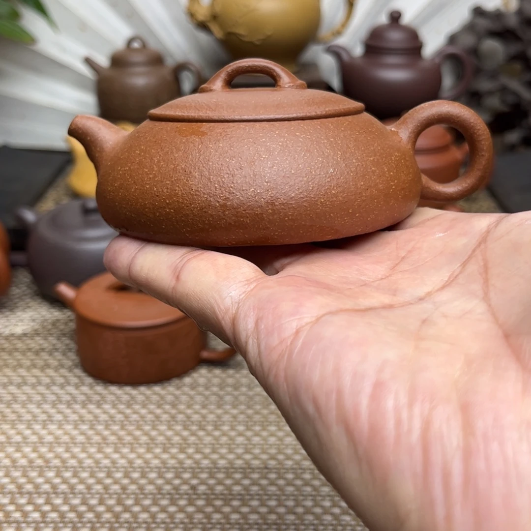 紫砂茶壶黄龙山黄段泥半手工制作特价