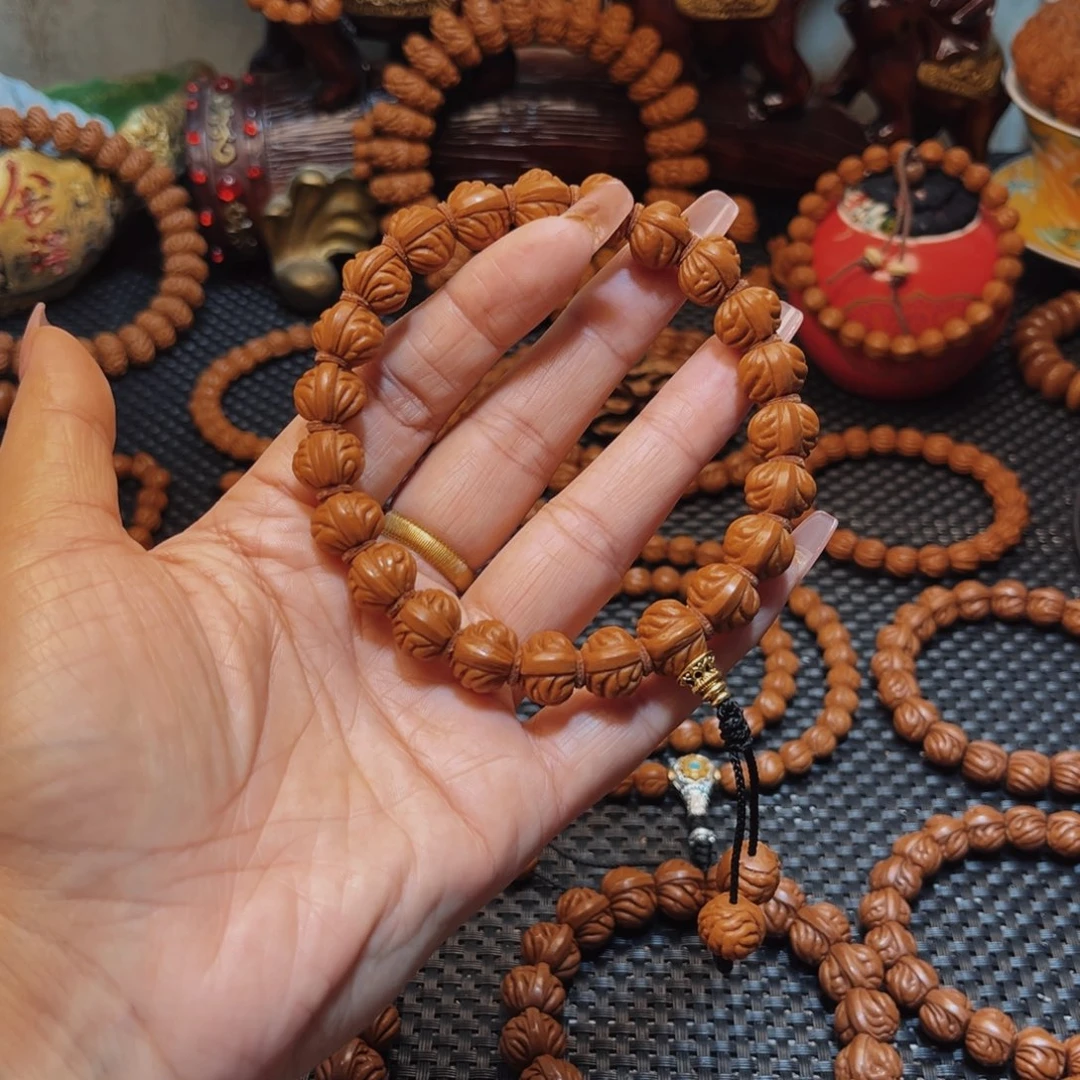 手串桃核12精品小金豆手持