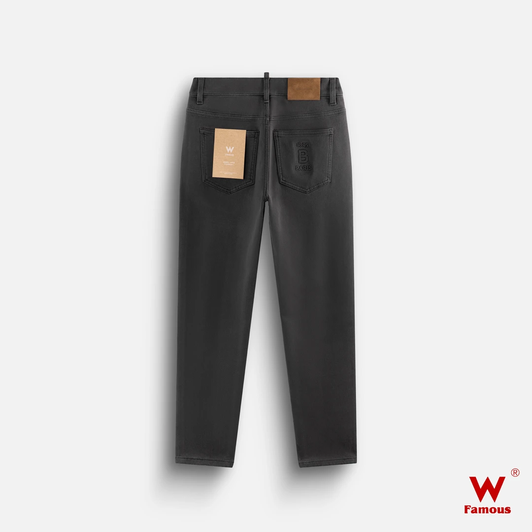 【冬款植绒】8511 - 13安/商场标准/细节定制/哑光/极简灰/修身牛仔